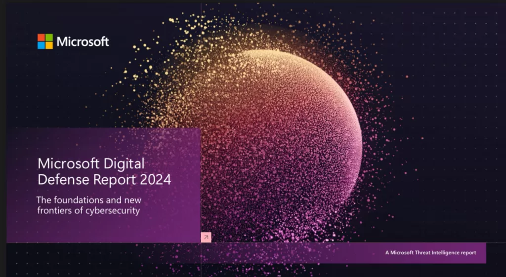 Cover image of Microsoft Digital Defense Report 2024