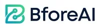 BforeAI logo featuring a stylized "B" with circuit design elements in green and teal, alongside the text "BforeAI" in navy blue.