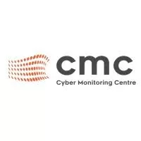 Cyber Monitoring Centre (CMC) logo featuring a stylized wave design in orange and black text.