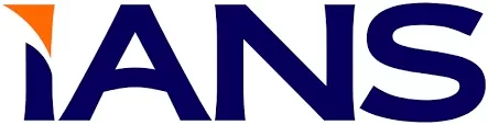 IANS Research logo featuring bold, uppercase navy blue text with an orange accent on the letter 'I'. Used in article abut their Cybersecurity Compensation survey. 