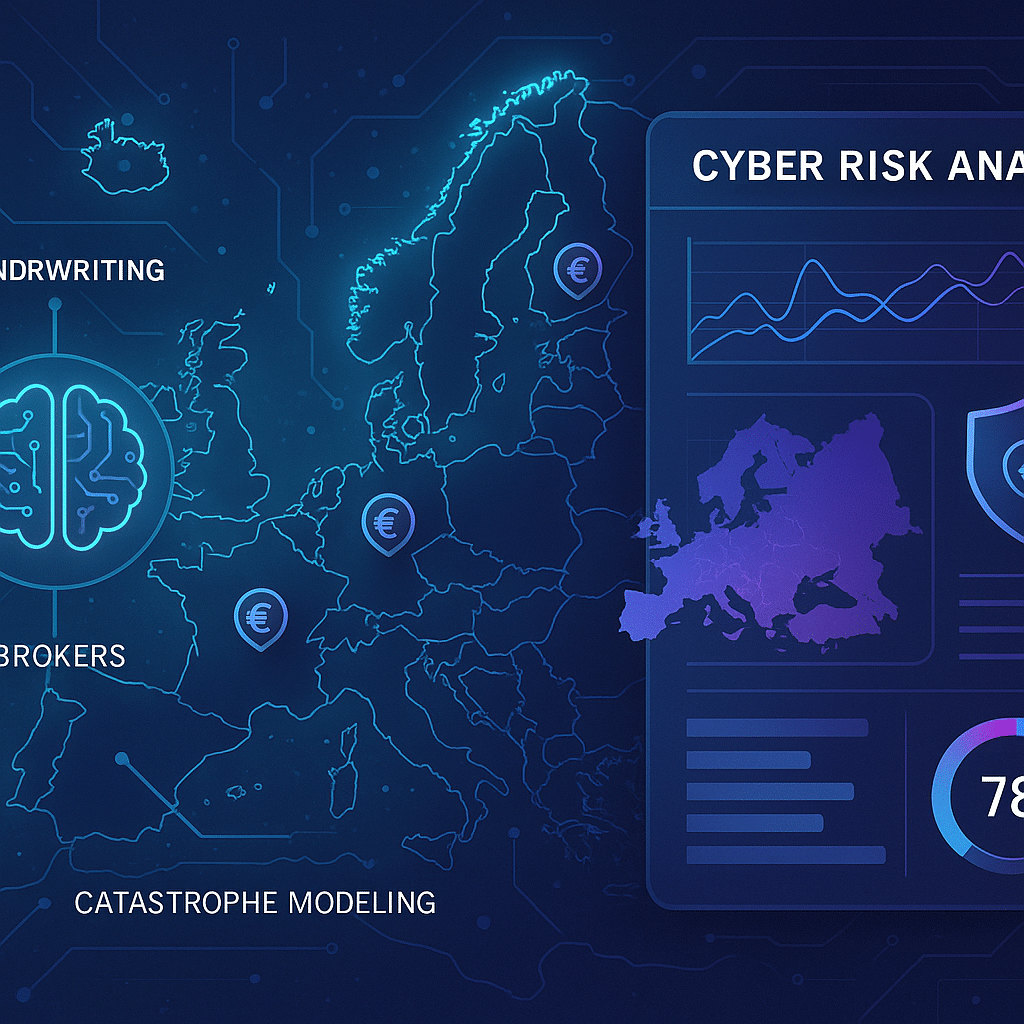 Cyberwrite and Markel AI-driven cyber risk analytics in European underwriting and catastrophe modeling with predictive data insights and insurance dashboard