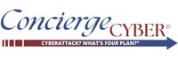 Concierge Cyber logo promoting proactive cyber insurance policy planning with the tagline “Cyberattack? What’s your plan?”
