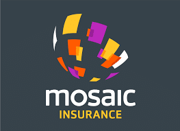 Mosaic Insurance logo representing cyber insurance and financial institution coverage for investment managers in North America and Bermuda.
