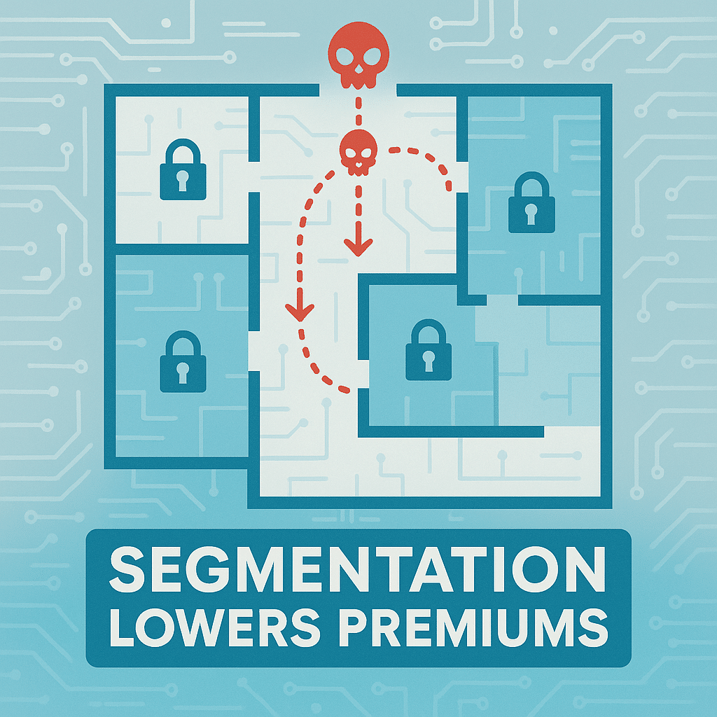 Cyber Insurance News - Segmentation Lowers Premiums