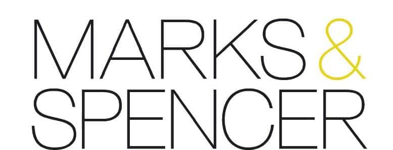 Marks & Spencer logo in news reports on its cyber insurance claims