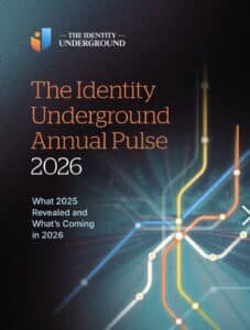 The Identity Underground Annual Pulse 2026 report cover on AI identity security and identity attack preparedness. Is cyber insurance a must have given AI threats. MFA and other security features enter the picture.