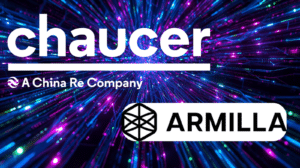 Chaucer cyber insurance underwriting and Armilla AI liability branding for Vanguard AI insurance structure