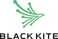 Black Kite logo representing cyber risk quantification technology used to support cyber insurance policy risk assessment